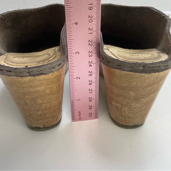 No.6 New School Clog on Wedge in Gray size 39EU Handmade in the U.S. - Picture 10 of 12